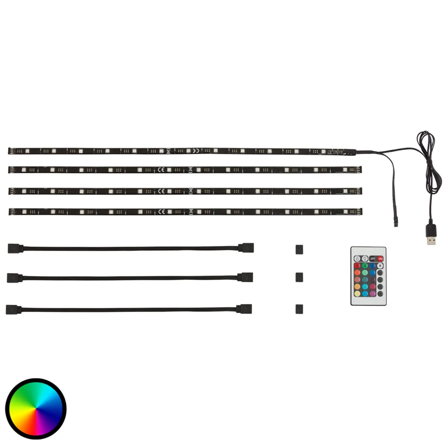 Tira LED PARA TV, retroiluminación de TV, USB
