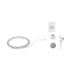 Tira LED Paulmann Mobil de 1 m, batería, sensor, 1,4 W, 3000 K