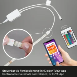 Tira LED RGB WiFi, 500cm, con control remoto