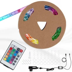 Tira LED Superline, control remoto, 10m, RGB, IP44