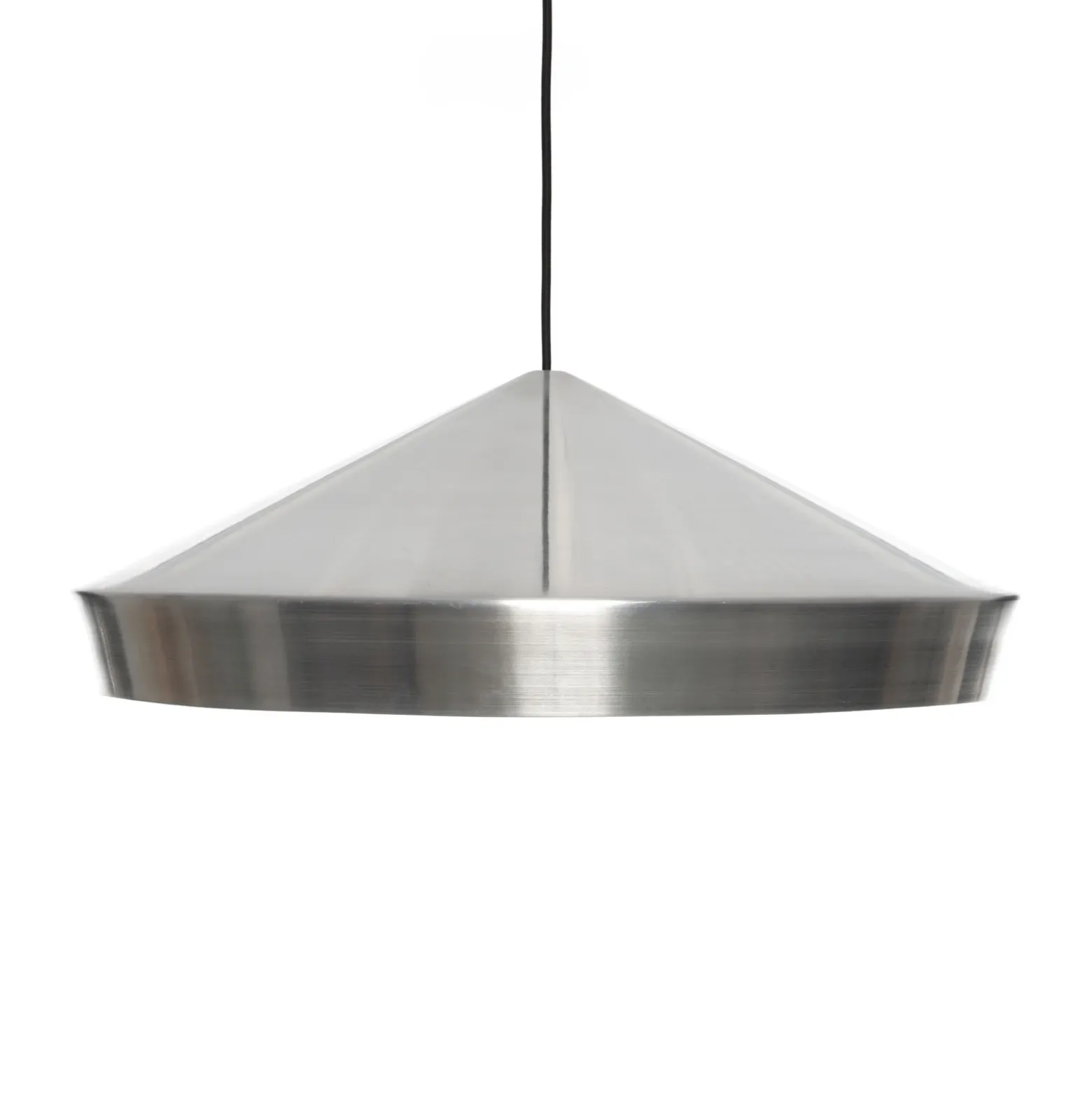 Tom Dixon Lámpara colgante LED Beat Flat Unbeaten, color aluminio
