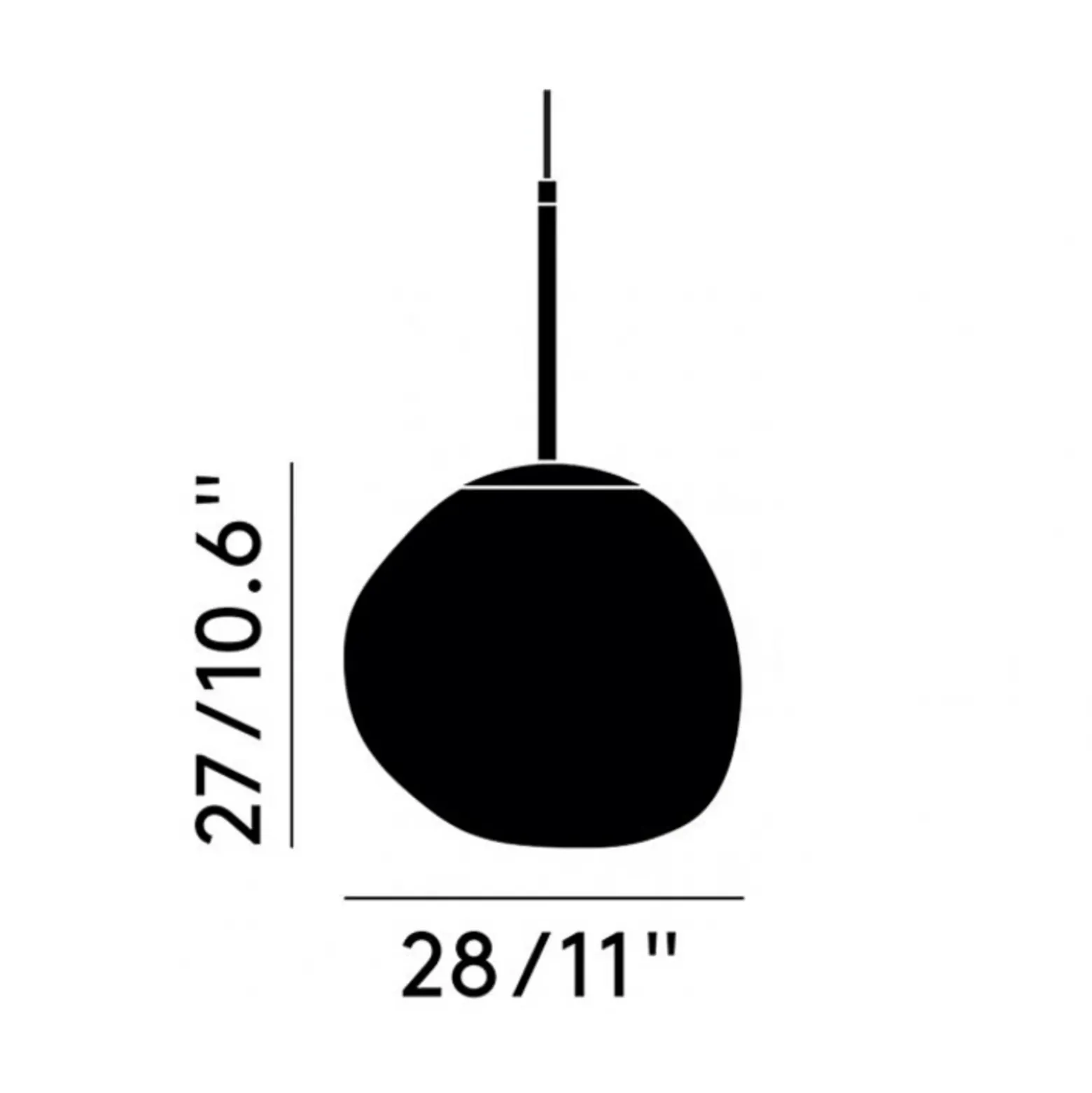 Tom Dixon Lámpara colgante LED Melt Mini, Ø 28 cm, cobre