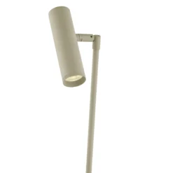 Tom Pro lámpara de mesa LED, color arena, altura 47cm, CCT, atenuador