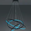 Trio WiZ Aaron smart colgante LED, antracita