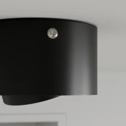 Tubo tubular LED downlight, negro