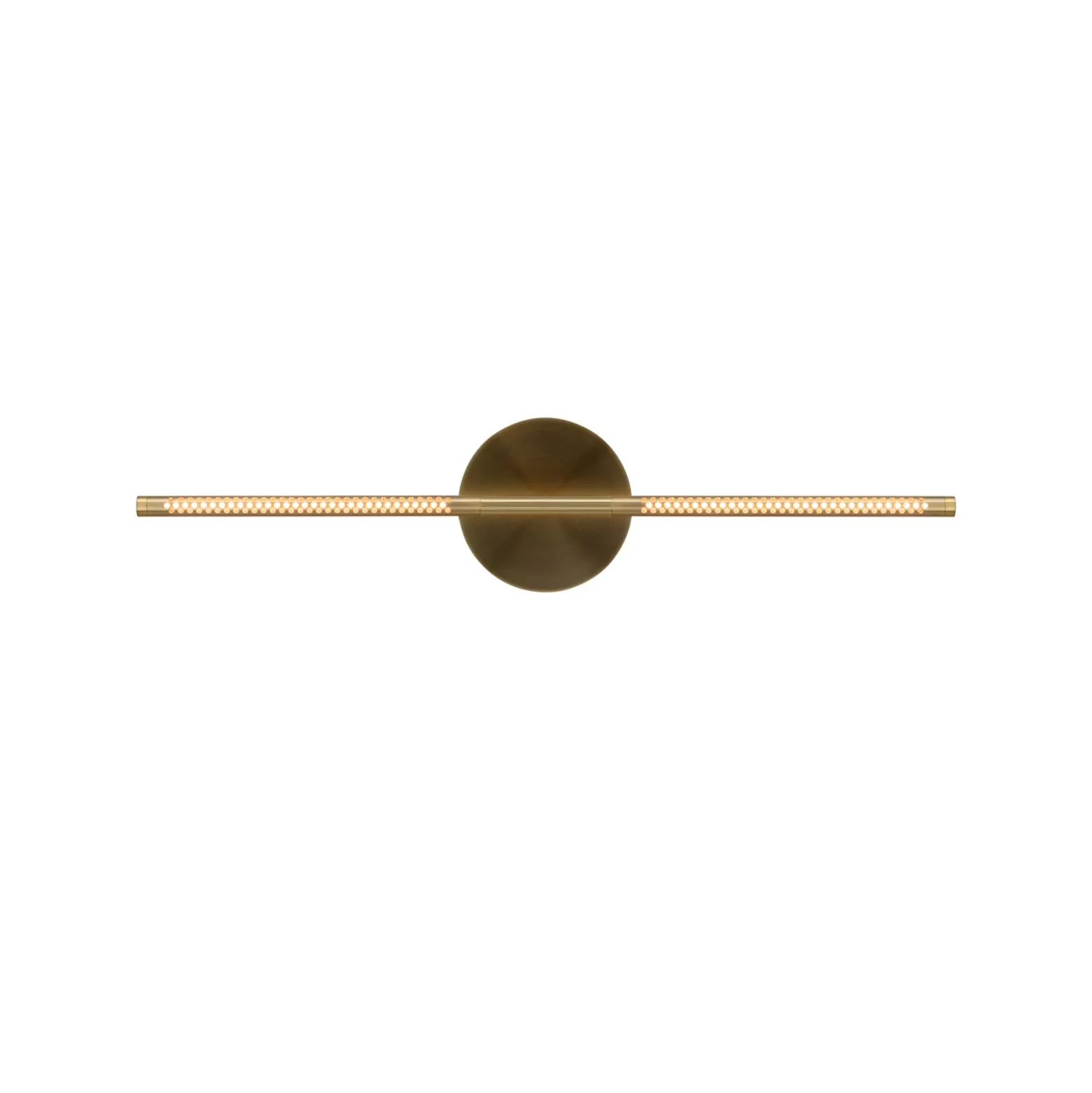 UMAGE Aplique de pared LED Omni, latón, longitud 74 cm