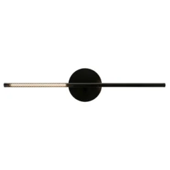 UMAGE Aplique de pared LED Omni, negro, longitud 74 cm