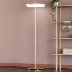 UMAGE Asteria Floor lámpara pie LED blanco perla