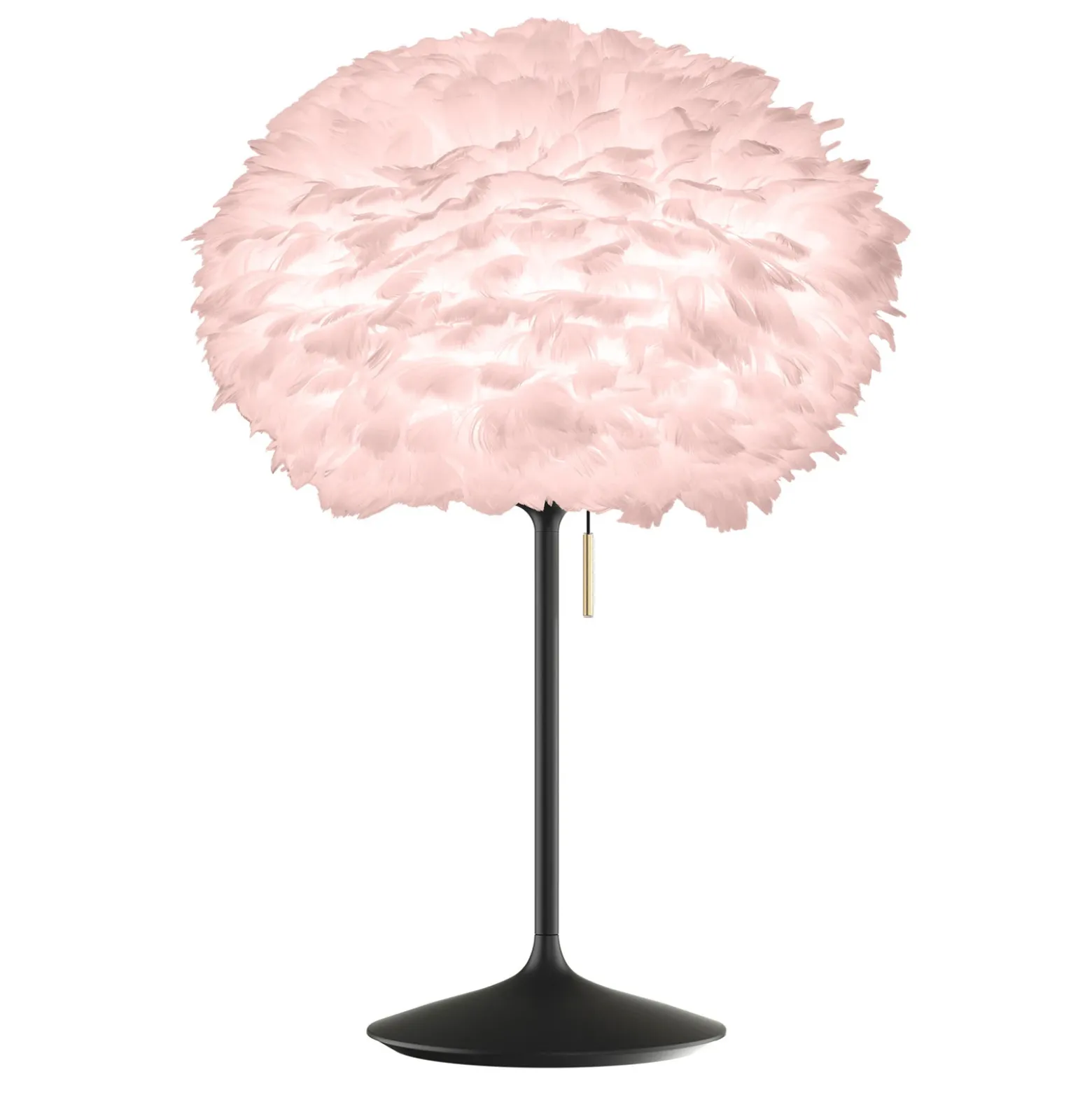 UMAGE Eos Medium lámpara de mesa rosa/negro