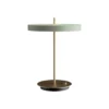 UMAGE Lámpara de mesa LED Asteria Table, USB, verde claro/latón