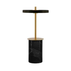 UMAGE Lámpara de mesa LED recargable Asteria Move Mini negra 26cm IP44