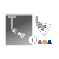 URail foco LED 3,5 W GZ10 cromo mate