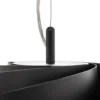 Vento lámpara colgante, negro, Ø 40 cm, metal, E27