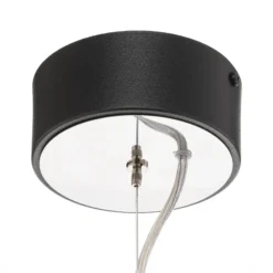 Vento lámpara colgante, negro, Ø 40 cm, metal, E27