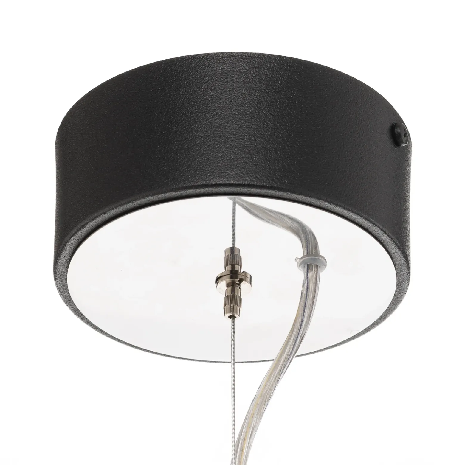 Vento lámpara colgante, negro, Ø 40 cm, metal, E27