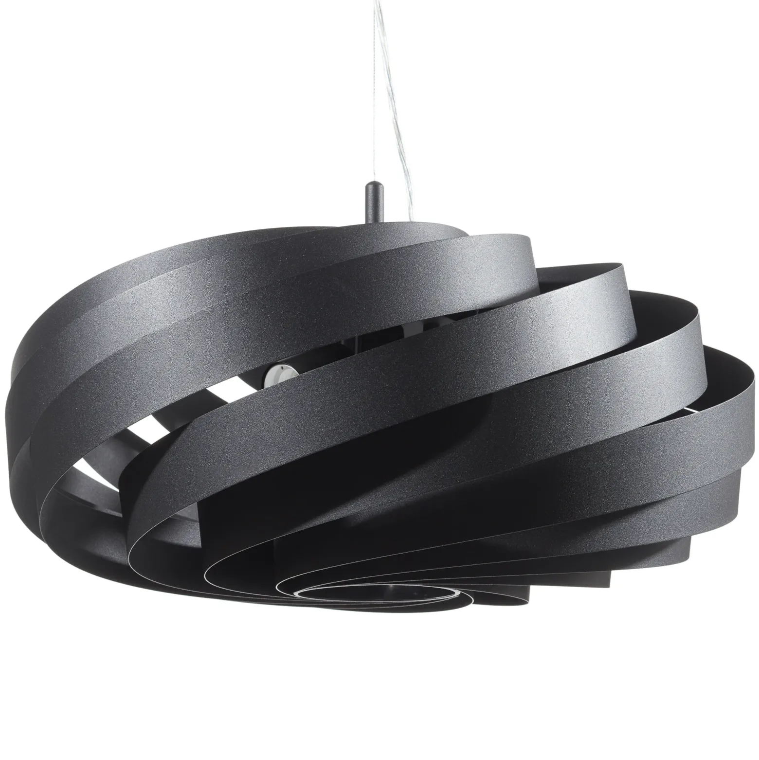 Vento lámpara colgante, negro, Ø 60 cm, metal, E27