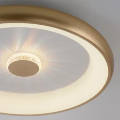 Vertigo Plafón LED, CCT, Ø 61,5 cm, latón