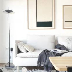 Vibia Mayfair - Lámpara de pie LED, gris grafito