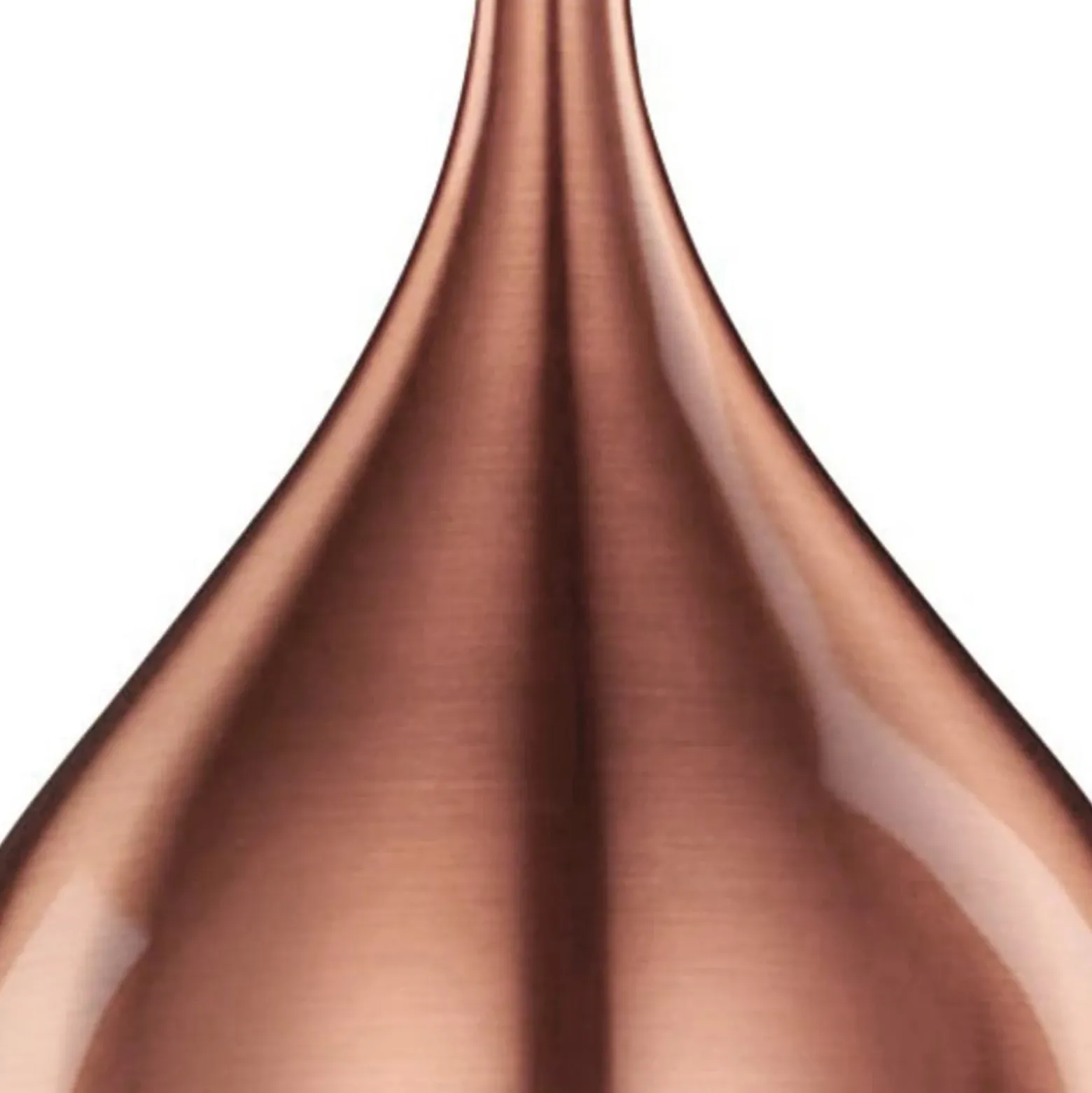 Vibrante lámpara colgante Ø 12 cm, rosa metálico