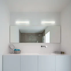 WEVER & DUCRÉ Aplique de pared LED Mirba 2.0 negro/blanco 61 cm IP44