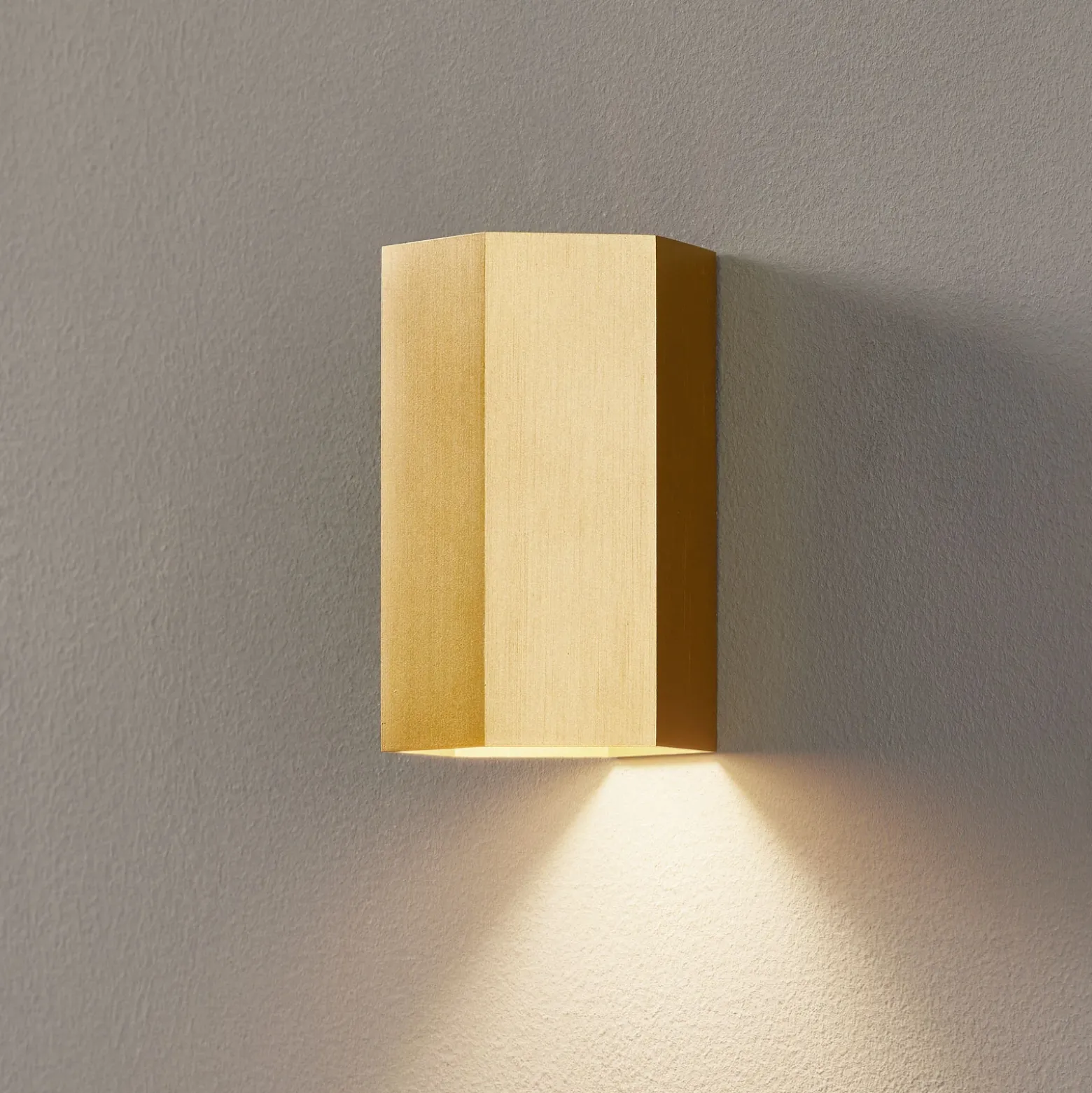 WEVER & DUCRÉ Hexo mini 1.0 Aplique de pared 11.5cm dorado