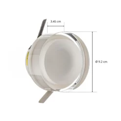 WEVER & DUCRÉ Mirbi IP44 1,0 lámpara empotrable LED redonda