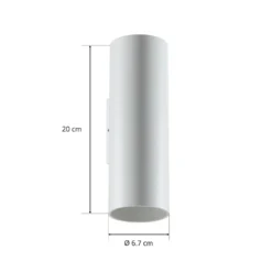 WEVER & DUCRÉ Ray mini 2.0 aplique de pared blanco