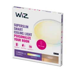 WiZ SuperSlim Plafón LED CCT Ø29cm blanco