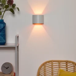 Xio aplique de pared LED, anchura 13 cm, blanco
