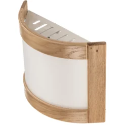 Zanna aplique de pared de madera, altura 22 cm, roble claro