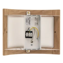 Zanna aplique de pared de madera, altura 22 cm, roble claro