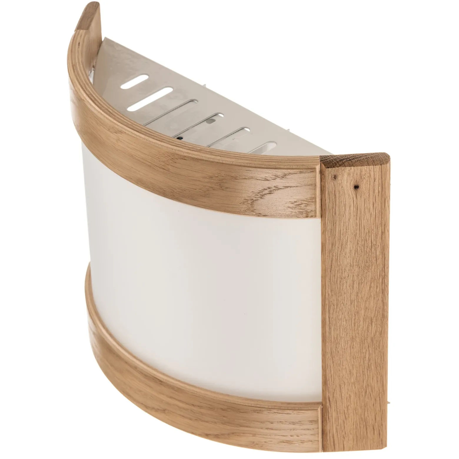 Zanna aplique de pared de madera, altura 22 cm, roble claro