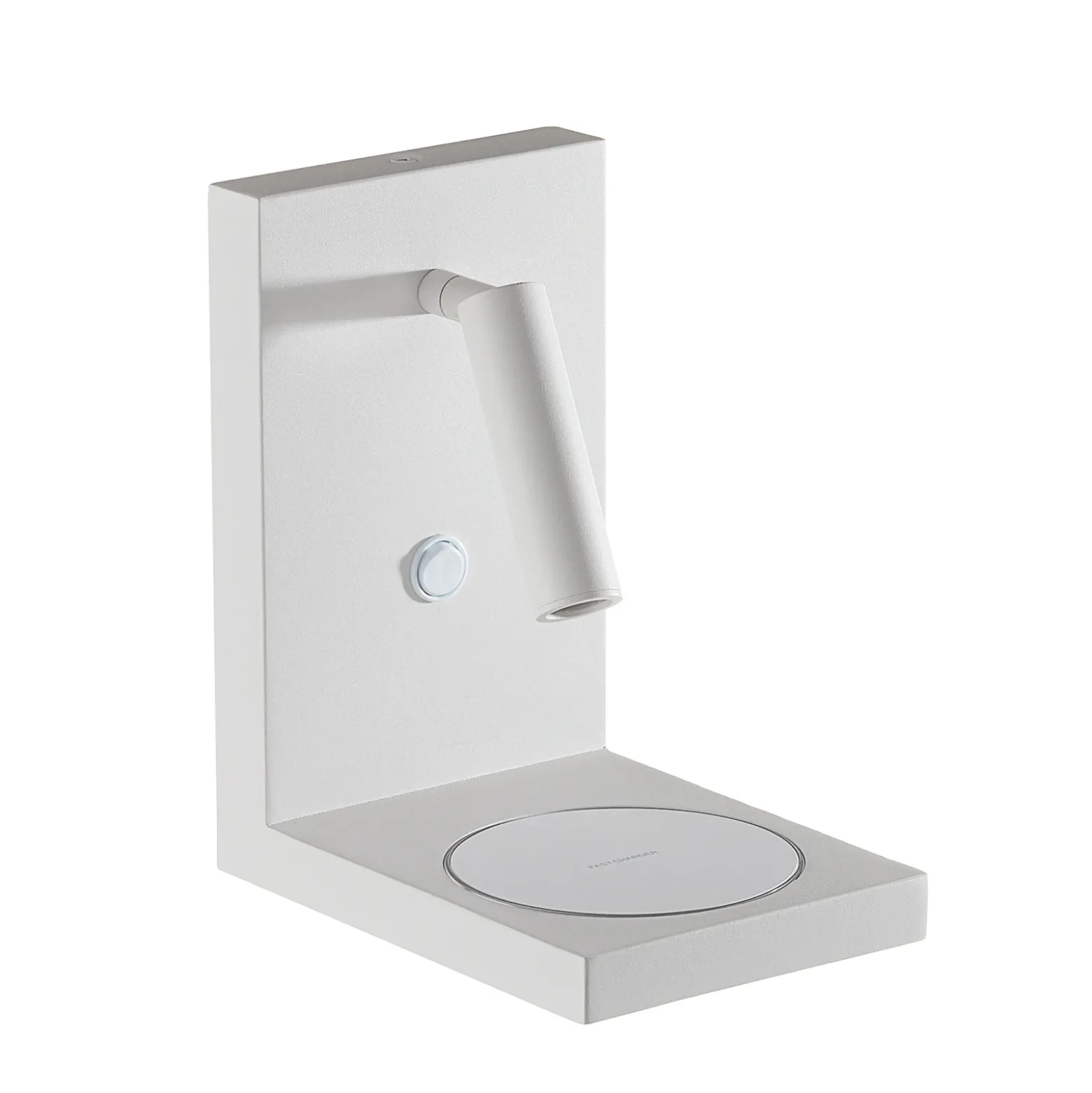 Zanzibar Aplique de pared LED con brazo de lectura, blanco
